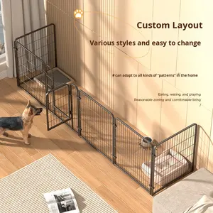 Valla para perros de tamaño pequeño y mediano al por mayor, jaula para mascotas antiescape para interiores, inodoro de entrenamiento, valla para casa de perro de plástico sólido transfronteriza - Product Image 3
