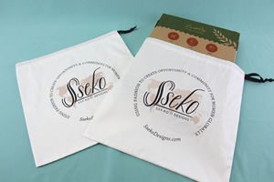 Chapeau en tissu de mousseline biologique Sac à main de luxe à cordon en coton personnalisé Sac à poussière recyclable pour cadeaux et sacs à main - Product Image 6