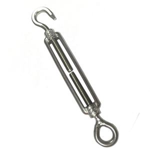 Tendeur de câble en acier inoxydable 304 316, type crochet à anneau ouvert, corps ouvert, M6 M8 M10 M12 M14 M16 M18 M20 M24 - Product Image 5