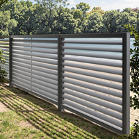 Système d'éclairage de sécurité extérieur moderne en alliage d'aluminium thermolaqué avec détecteur de mouvement pour bordures de jardin, clôtures, treillis et portails (norme CE)