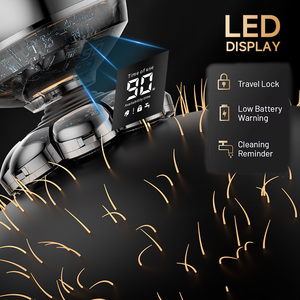 Rasoir électrique 8D <span class=keywords><strong>pour</strong></span> hommes chauves, kit de toilettage 5-en-1 avec <span class=keywords><strong>tondeuse</strong></span> <span class=keywords><strong>à</strong></span> poils de nez, rechargeable, rasage en douceur - Product Image 2