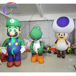 Anime jeu champignon homme <span class=keywords><strong>costume</strong></span> gonflable dessin animé en mouvement - Product Image 3