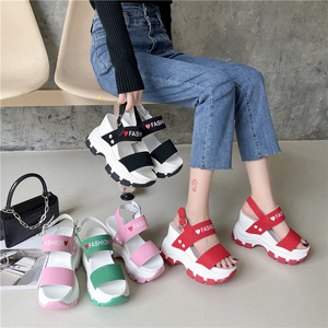 Zapatillas Planas Casuales de Moda al por Mayor, Sandalias de Tacón Alto con Plataforma para Mujeres y Damas - Product Image 2