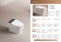 Inodoro Inteligente para Baño, Inodoro Eléctrico con Bidé, Inodoro de Cerámica, Inodoro Totalmente Automático e Inteligente