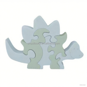 Rompecabezas Navideño de Animales, Juguete Sensorial Educativo para Bebés, Modelo de Silicona Apilable, Juguete de Dibujos Animados para Hacer uno Mismo - Product Image 3