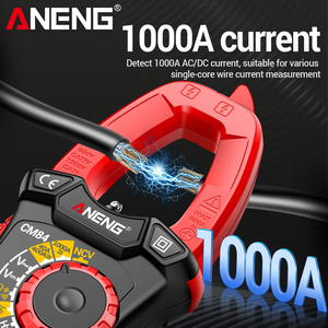 <span class=keywords><strong>Multimètre</strong></span> à pince numérique ANENG CM84, courant DC/AC, tension, capacité, résistance, test de diode, outils de test CAT III 600V - Product Image 2