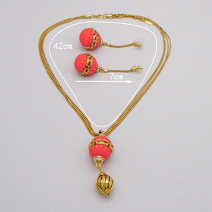 热卖黄金珠宝套装女性设计镀高品质BJ719 - Product Image 2