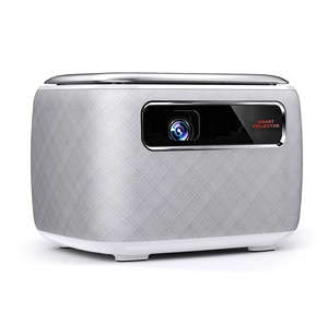 โปรเจคเตอร์ Google-TV Certified สำหรับโฮมเธียเตอร์ ภาพยนตร์ 1080P ชาร์จไฟได้ 4K-Laser 3D TV ความสว่างสูง Wifi สำหรับเล่นเกมส์ ฉายภาพกลางแจ้ง - Product Image 1