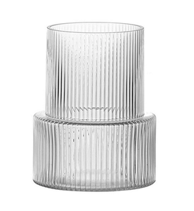 Florero <span class=keywords><strong>de</strong></span> cristal modificado para requisitos particulares cilindro elegante claro barato <span class=keywords><strong>de</strong></span> los artículos para el hogar al por - Product Image 2