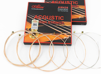 Senar Gitar Akustik AW438 Alice Hexagonal Steel Core Multi-Layer Phosphor Bronze Winding Nano Aksesoris Alat Musik