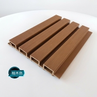 Vente flash : Revêtement mural en WPC imperméable, pour extérieur, décoration de bâtiment, usage domestique, résistant aux UV, ignifuge, WPC pour mur