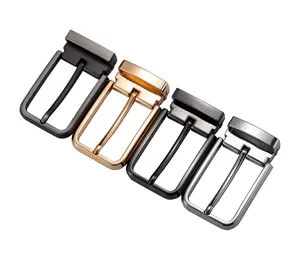Fashion Metal Belt Buckles 40mm Simple Square Belt Head Accessories Brushed Pin Belt Buckles
