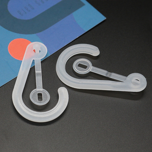 ตะขอแขวนพลาสติกใสสำหรับจัดแสดงของในซูเปอร์มาร์เก็ตตะขอแขวนถุงเท้าตะขอเกี่ยวขนาดเล็ก2024 - Product Image 3