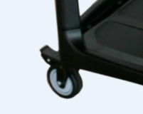 AF08179-H Prodotti per la Pulizia Domestica, Carrello Portaoggetti Multiuso, Carrello a 3 Ripiani con Ruote per Hotel e Servizi - Product Image 4