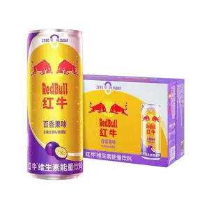 325Ml Groothandel Red Bull Drinkt Exotische Dranken Passievruchtensmaak Fruit Energiedrank