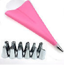 Chuyên nghiệp bánh nướng đặt thực tế bánh bàn xoay Kem khung Spout Set DIY lật công cụ Silicone thìa - Product Image 2