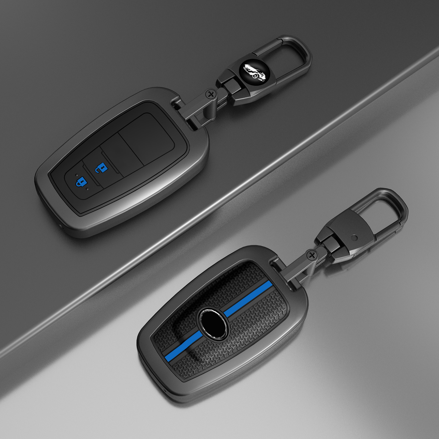 A2 blue metal buckle