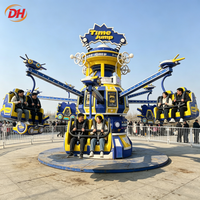 Manège Galaxy Storm Ride : Machine à sauts rotative avec base pivotante et bras rebondissants – Attractions de parc à thème pour sites touristiques et attractions fixes