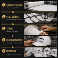 Casquette de baseball sportive respirante à 6/5 panneaux en polyester/coton avec impression numérique, ajustement réglable et style urbain