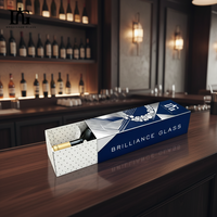 Boîte d'expédition de vin de luxe écologique, recyclable et biodégradable en papier kraft avec design en nid d'abeille pour une protection ultime en supermarché