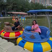 Bateau tamponneur électrique de conception la plus récente pour parc aquatique, jeu pour enfants et adultes