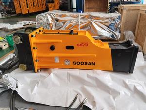 Nouveau modèle de brise-roche hydraulique SB70 pour moteur de pompe à roulement de boîtier central, moteur et burin pour excavatrices de 16 à 21 tonnes, origine Shandong - Product Image 3