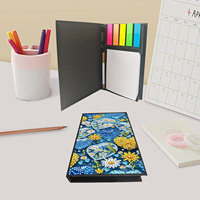 Set de Cuadernos para Pintura de Diamantes 5D, Kit de Caja de Notas con Arte de Diamantes de Imitación de Formas Especiales
