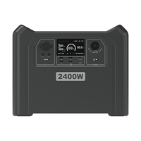 2400W 2560WH Alimentation d'énergie de secours extérieure portable Générateur électrique solaire rechargeable Centrale électrique pour réfrigérateur et télévision