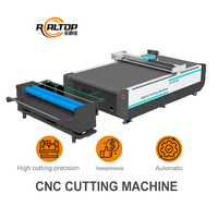 Traceur de coupe numérique CNC automatique à plat Chaussures de vêtement Fabrication supérieure Cuir CNC Couteau oscillant Prix de la machine de découpe