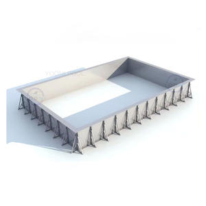 <span class=keywords><strong>Piscina</strong></span> de Acero de Gran Tamaño de 50 m, <span class=keywords><strong>Piscina</strong></span> <span class=keywords><strong>Desmontable</strong></span> con Estructura de Acero y Tubos de PVC para Exteriores, Piscinas Elevadas con Estructura de Acero Inoxidable - Product Image 5