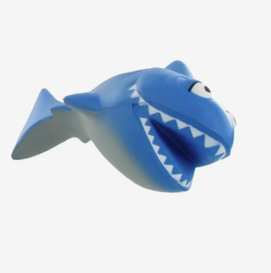 Balles anti-stress personnalisées en forme de requin de dessin animé, jouet à presser en forme de poisson avec logo imprimé, cadeau promotionnel en gros - Product Image 4