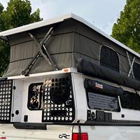 Caravana Impermeable de Aluminio con Laterales Abatibles para las Cuatro Estaciones, para Camioneta Ford F-350, con Estructura Resistente y Diseño Duradero