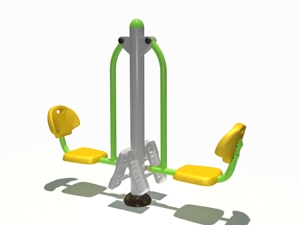 Équipement de fitness d'entraînement en plein air pour parc communautaire, durable, pour deux personnes, best-seller en Chine - Product Image 1