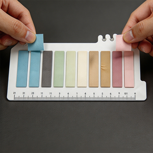 แท็บกั้นหน้ากระดาษแบบมีกาว 10 สี พร้อมไม้บรรทัด SK - Product Image 2