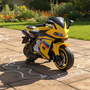 Moto électrique pour enfants, grande taille, 2-10 ans, garçon et fille, bébé peut s'asseoir sur une voiture jouet à double batterie rechargeable - Product Image 2