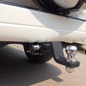 Accesorios todoterreno 4x4 <span class=keywords><strong>Enganche</strong></span> de receptor trasero de acero negro <span class=keywords><strong>Enganche</strong></span> de <span class=keywords><strong>remolque</strong></span> para <span class=keywords><strong>Toyota</strong></span> Prado LC120 - Product Image 5