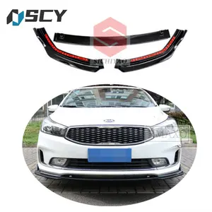 Voor Kia K3 Front Schop Body Kit 2016-2018 Cerato Voorste Lip Achter Lip Spoiler Voorbumper Diffuser protector