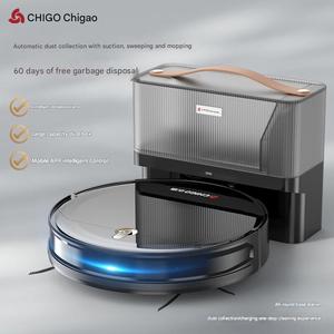 หุ่นยนต์กวาดบ้านอัตโนมัติอัจฉริยะ Chigo รุ่น ZGS-168 เครื่องดูดฝุ่นแบบไร้แปรงถ่าน ควบคุมผ่านแอปพลิเคชัน แรงดูด 1500Pa Smart Chigo Va - Product Image 2