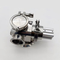 Vanne rotative à cinq voies incluant des accessoires pour machine de remplissage de cylindres, vanne rotative pour machine de distribution de pâte et de liquide à double usage