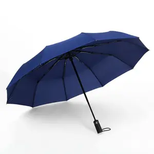 Guarda-sol comercial automático anti UV para chuva, guarda-sol dobrável portátil à prova de vento para mulheres, homens e crianças, logotipo para a chuva