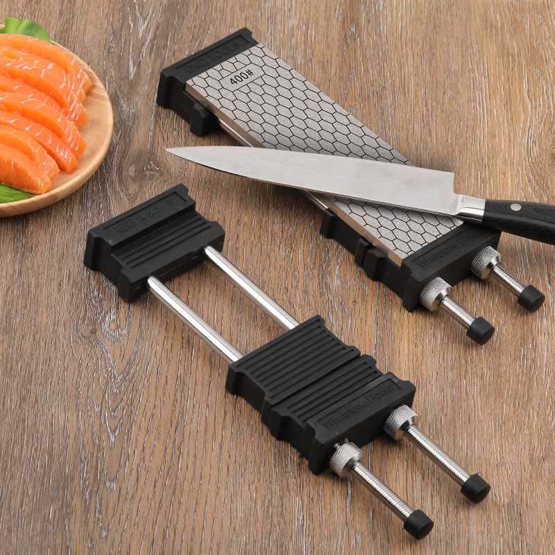 Pierre à Aiguiser Diamant 400# - Affûteur Robuste Pour Couteaux, Ciseaux Et Ustensiles De Cuisine