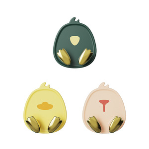 Wall Mounted Plug Hooks Round Adhesive Non Slip Cable Management For Socket Cord Storage Fixing Rack Yellow Green Pink 3 Color - Product Image 5