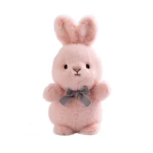 23cm Three colors Custom Small Long Ear Bunny Mini Plush Toy cute love cute plush soft toy