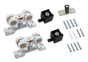 Công Nghiệp Trượt Cửa Gỗ Treo Hướng Dẫn Ròng Rọc Bánh Xe Con Lăn Với Cửa Trượt Trượt Sàn Đường Sắt Theo Dõi Cho Cổng - Product Image 2