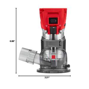 สำหรับเครื่องเราเตอร์ไม้โลหะไร้สายขนาดกะทัดรัด 18.0 โวลต์ - Product Image 5