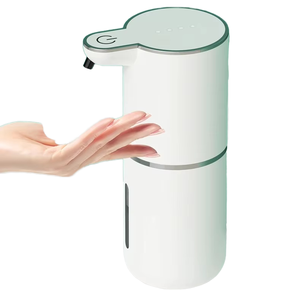 Dispensador automático <span class=keywords><strong>de</strong></span> jabón <span class=keywords><strong>de</strong></span> 380ml, dispensador <span class=keywords><strong>de</strong></span> líquido con pantalla inteligente sin contacto, USB eléctrico resistente al agua para el hogar y el <span class=keywords><strong>baño</strong></span> - Product Image 1