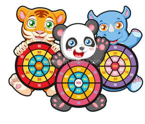 Animale sveglio di disegno Dart Gioco Da Tavolo con 3pcs Sticky Palle per i bambini - Product Image 5