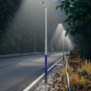 Lámpara Solar LED Integrada de 40W 30W 50W, IP67 Impermeable, de Aluminio, para Iluminación Exterior de Jardín y Paisaje - Product Image 6