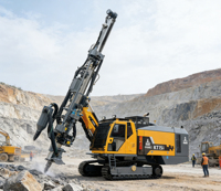 Foreuse de trous de tir de haute précision, foreuse DTH pour exploitation en ciel ouvert, robot de forage intelligent pour l'explosion avec système hydraulique