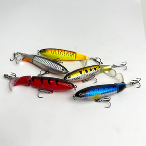 Aotuo - Señuelo de Pesca de Superficie Tipo Lápiz con Cola Giratoria, 10 cm, 14 cm, 13 g, 16 g, 37 g, para Pescar Lubina y Lucio en Agua Dulce - Product Image 2
